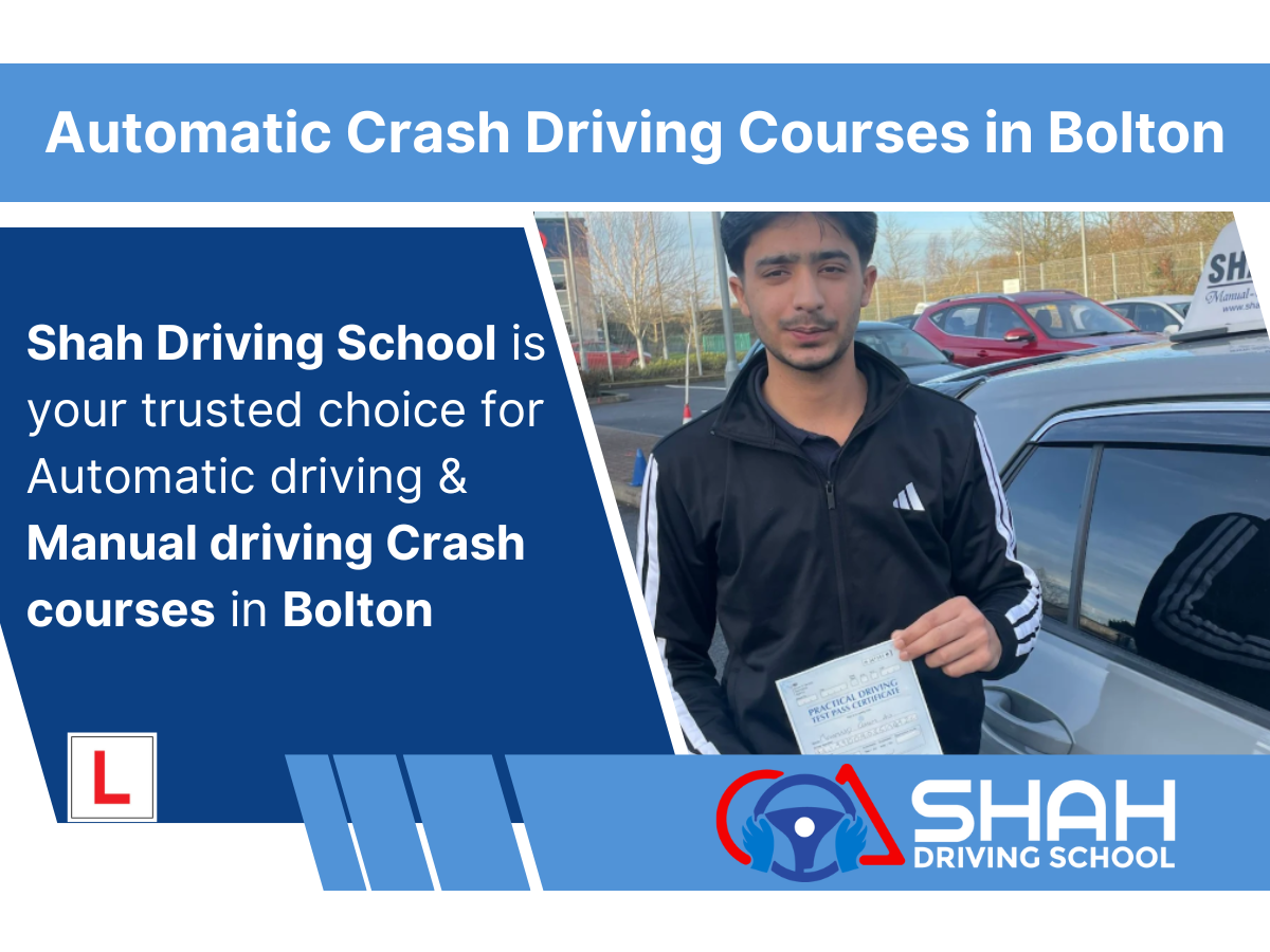 Automatic Crash Driving Courses in Bolton
