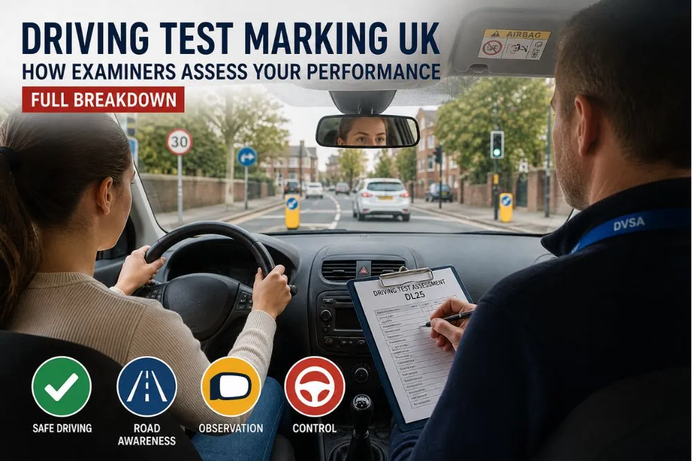 driving test marking UK