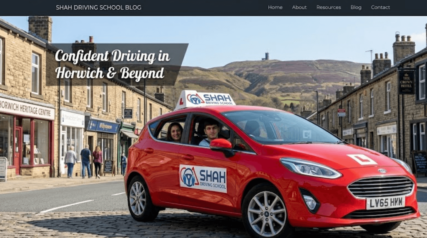 Expert driving lessons in Horwich with Shah Driving School BL6.