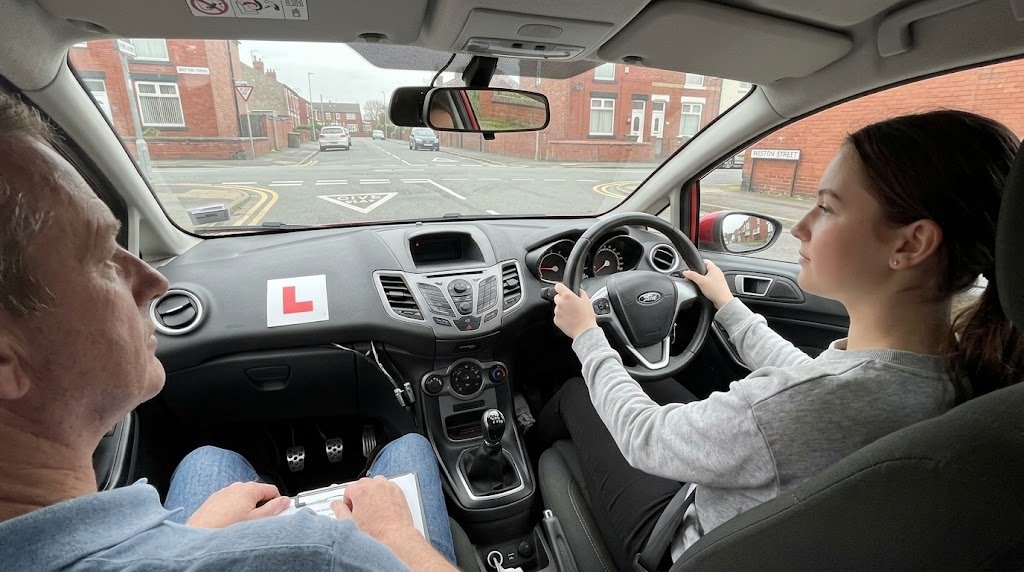 Lessons for nervous drivers in Bolton featuring dual-control safety